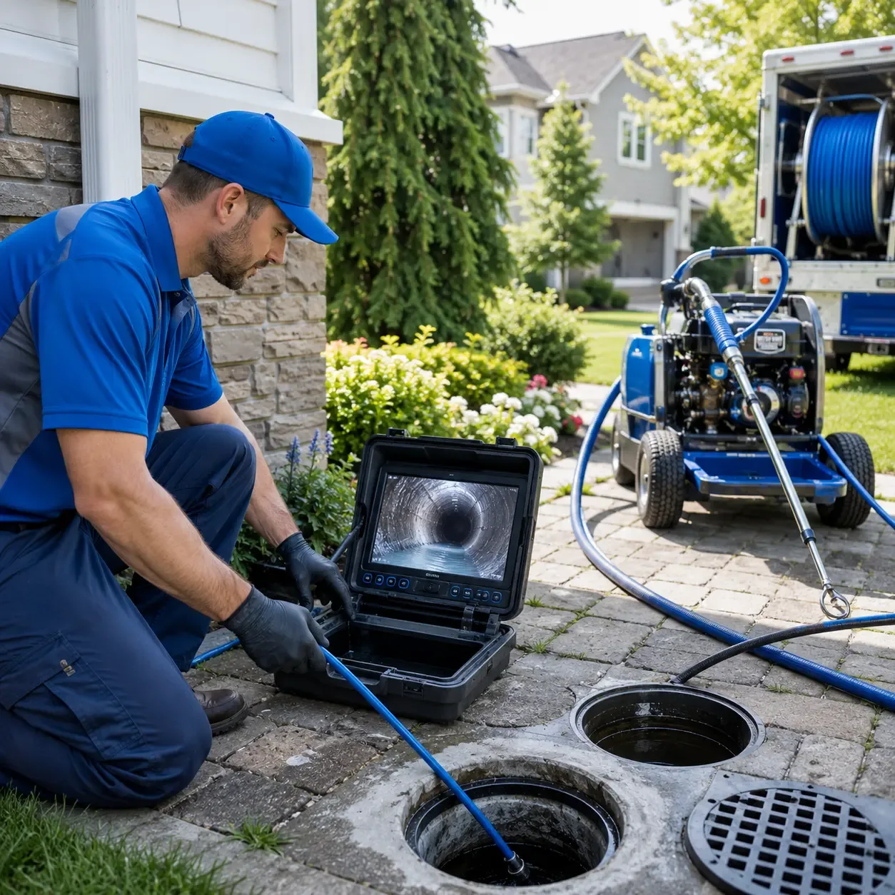 Outdoor drain cleaning professionals serving Rapid River, MI